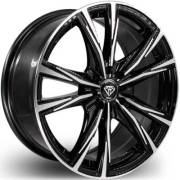 White Diamond 2750 Black Machined Wheels