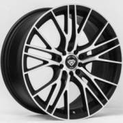 White Diamond WD-3267 Matte Machine Black Wheels