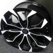 White Diamond W5320 Black and White Wheels