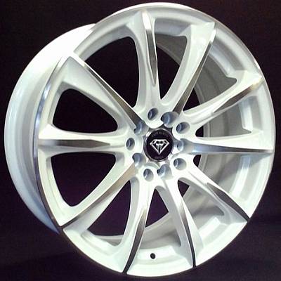 G-Line G1026 White Machined Wheels