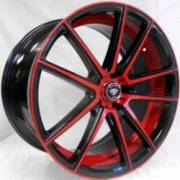 White Diamond 3197 Red and Black Accent