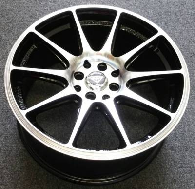 White Diamond WD-0051 Machine Black Wheels